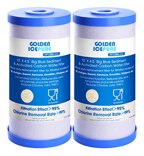 Icepure De Oro Para Toda La Casa Filtro De Agua Combinado De