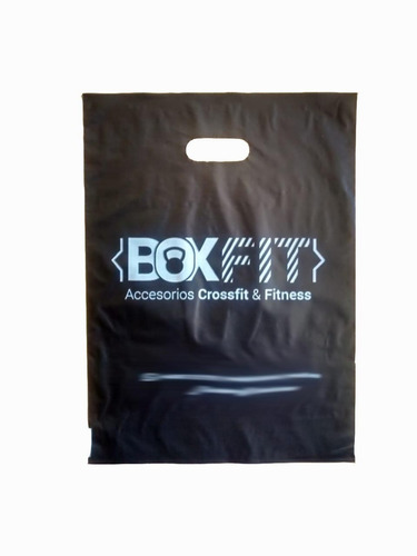 Bolsas Impresas Riñon Plasticas Con  Logo Bijouterie  15x20