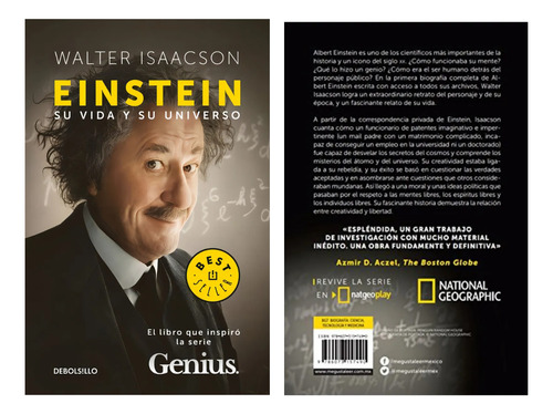 Libro Einstein De Walter Isaacson 2da Edición, Editorial Debolsillo
