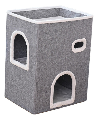 Cama Plegable Para Gatos, Cubo Apilable Con Almohadilla Para