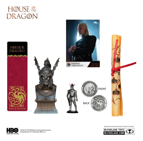 Caja De Coleccionista House Of The Dragon / Game Of Thrones - Daemon Targaryen