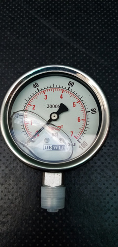 Manometro Dewit 2000ss/63/7
