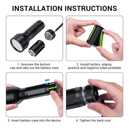 Detector Led Uv 51 Para Orina De Perro O Gato