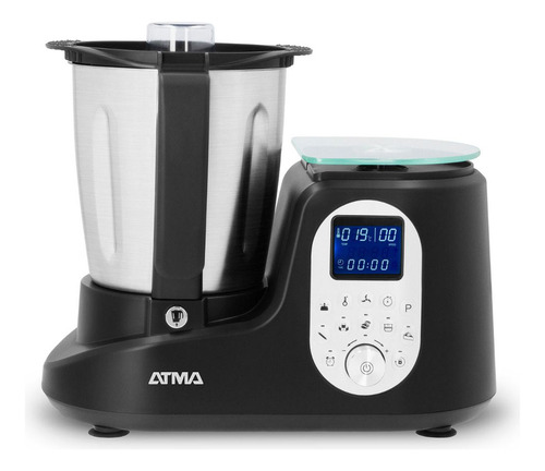 Imagen 3 de 6 de Robot De Cocina Negro Atma