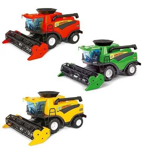 comprar Brinquedo Infantil Trator Colheitadeira Fazendeiro Poliplac