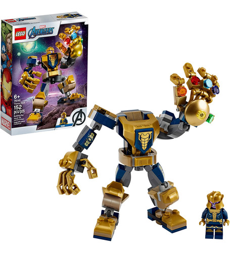 Lego Marvel Avengers Thanos Mech 76141 Acción Genial