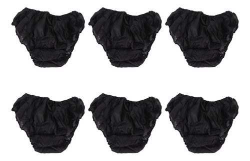 F Calzoncillos Desechables, 50 Unidades, Color Negro, Talla