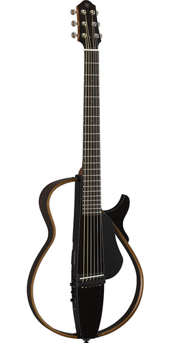 Violão Silent Cordas Em Aço Slg200s Tbl Preto Com Bag Yamaha