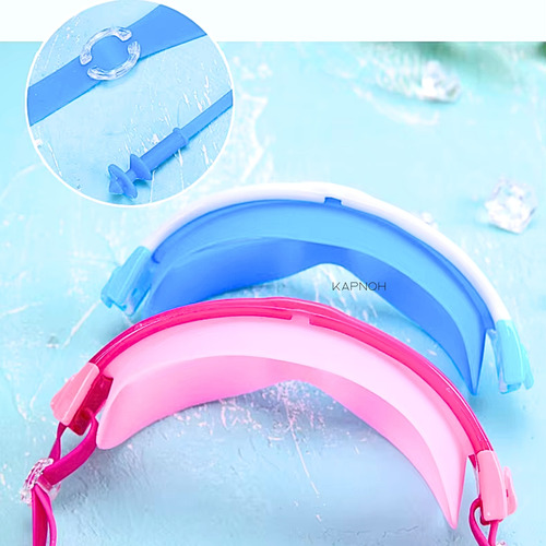 Óculos Natação Uv Protetor Auricular Acoplado Infantil