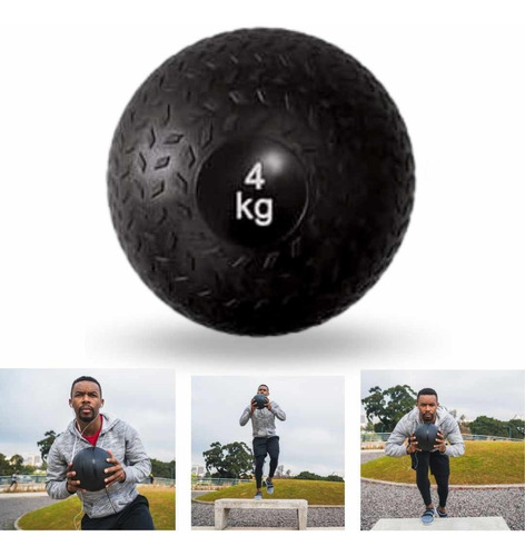 Balón Medicinal 4kg Para Ejercicio/ Slam Ball/ Entrenamiento