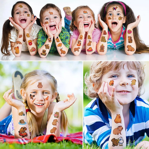 Tatuajes Temporales Incredibox Sprunki Niños Cumpleaños 60pc