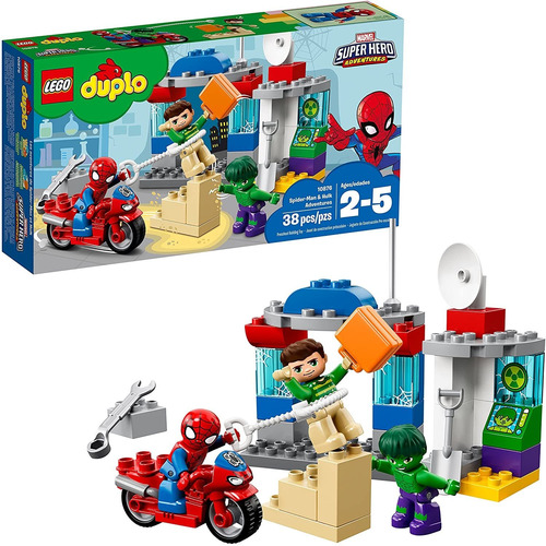  Duplo Marvel Spiderman And Hulk Adventures  Bloques De...