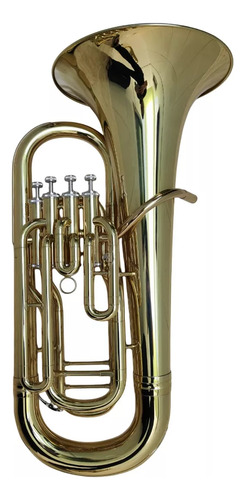 Bombardino Euphonium Harmonics 4 Pistos Sib - Cor Dourado