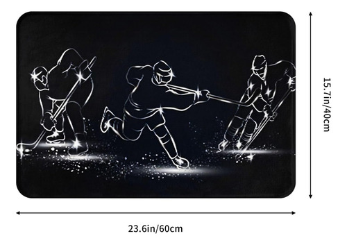 Alfombras De Baño De Hockey Sobre Hielo Alfombra De Baño 16