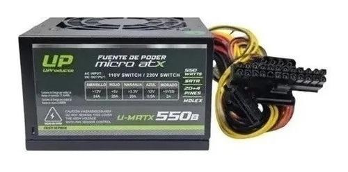 Fuente De Poder Micro Atx 550 Watts