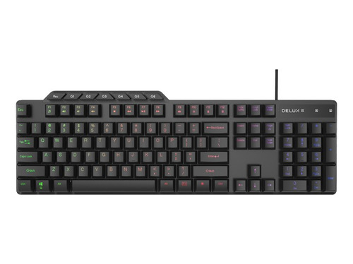 Teclado Usb Gaming Delux K9800u Rgb Pc Laptop Gamer