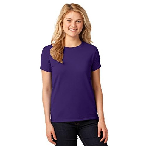 Camiseta De Algodón Grueso Mujeres, Estilo G5000l, Paq...