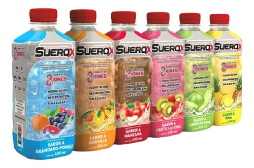 Suerox Sabores Surtidos Sin Azucar 63ml. 10 Pack