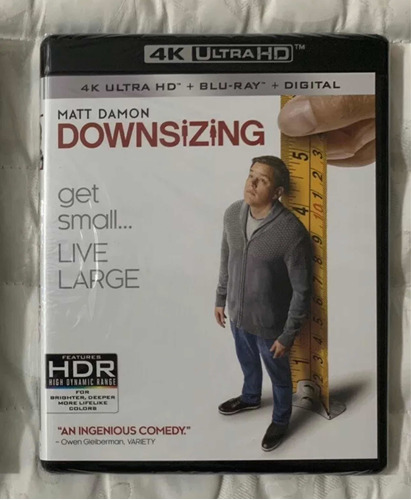 Downsizing 4k Blu-ray