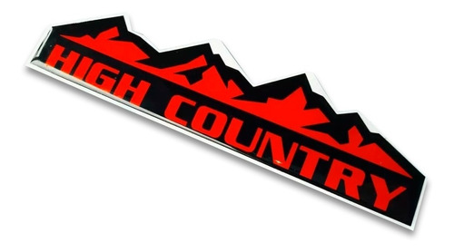 Emblema High Country Para Silverado, Cheyenne En Resina.