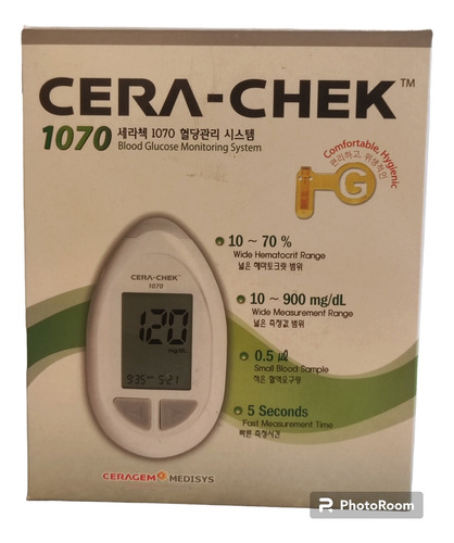 Medidor De Glucosa Cera-chek 1070 G300