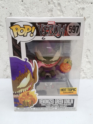 Funko Marvel Venom Venomized Green Goblin Hot Topic #547