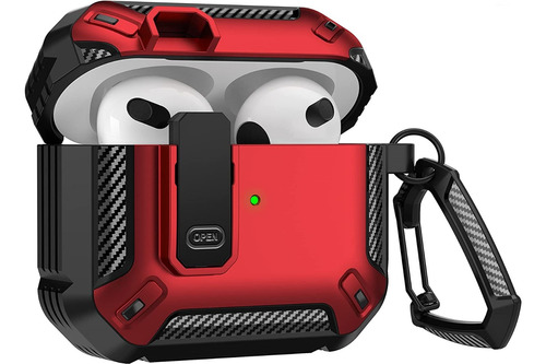 Funda Para AirPods 3 Fibra Carbono Antichoque