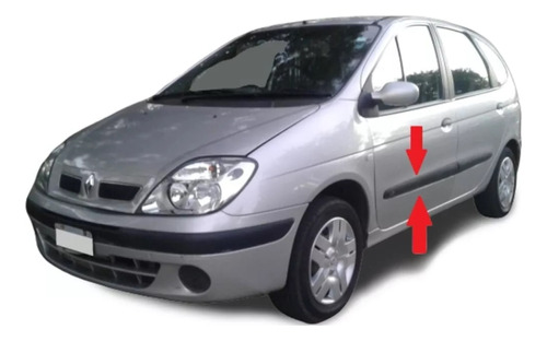 Renault Scenic Bagueta Puerta Delantera Izquierda Con Clips