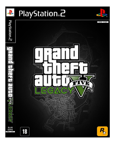 Gta 5 Legacy Edition Para Ps2 Fisico Ultima Versión!