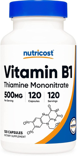 Nutricost Vitamin B1 (thiamine Mononitrate) 500mg 120serv