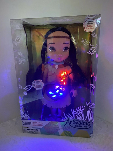 Muñeca Animator Pocahontas Edic Especial Luces Disney Store