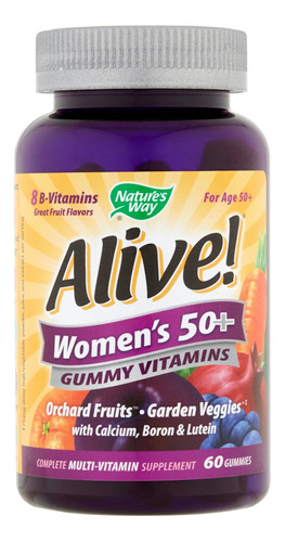 Vitaminas Para Mujer 50+ En Gomas 60 Unidades Alive!