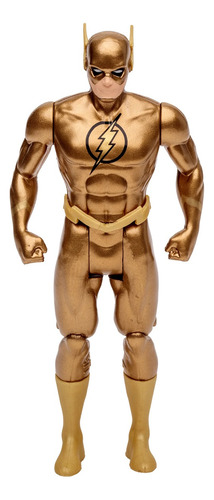 Figura Dc Direct Super Powers 13 Cms Flash Dorado