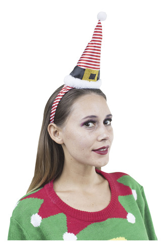 Diadema Navideña Divertida Diadema Caramelo Santa Navidad