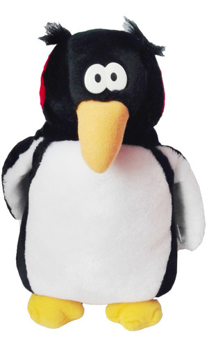 Peluche Squeeshy Pinguino Rey Audifonos 30cm