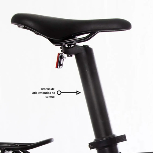 Imagem 3 de 5 de Bicicleta Elétrica Dobrável Egow Sonic Aro 16 - Red
