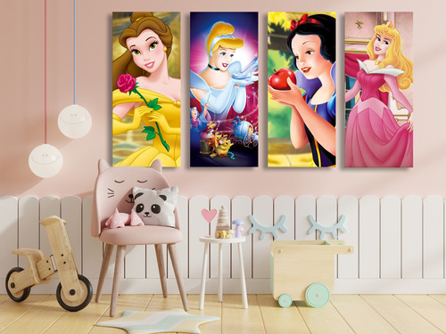 6 Cuadros En Canva A Elegir Princesas Disney
