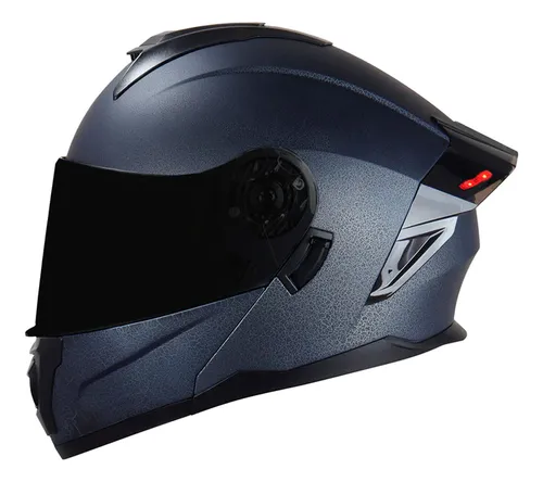 comprar Casco Edge Modular Boston Texturizado Con Luz Led