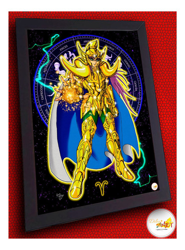Imagen 3 de 10 de Cuadros Decorativos A4 (30x20cm) Saint Seiya - Dibujart