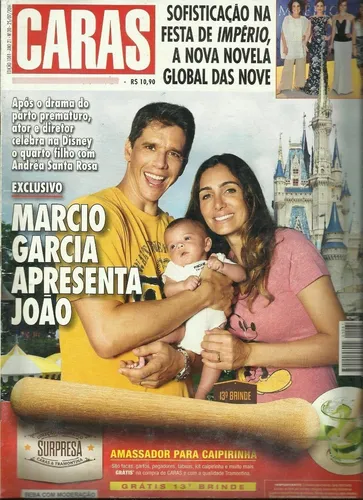 comprar Caras 1081: Marcio Garcia \u002F Caroline Bittencourt \u002F M Frias