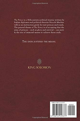 The Prince | Niccolò Machiavelli, De Machiavelli, Niccolo. Editorial Oem, Tapa Blanda En Inglés