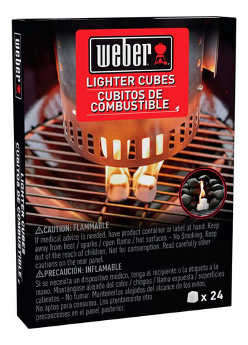 Iniciador De Fuego Weber 7417 Cubos