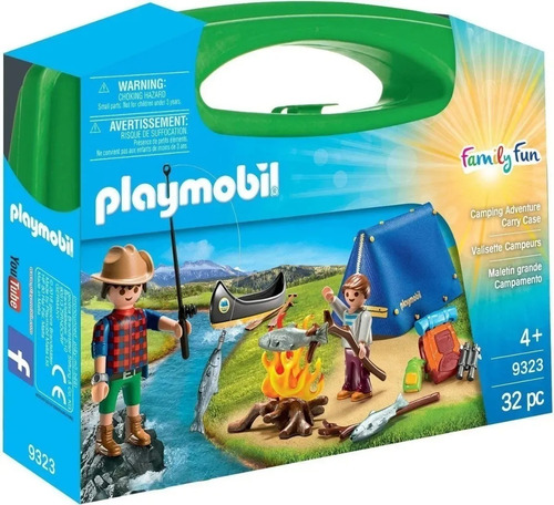 Imagen 1 de 6 de Playmobil 9323 Maletín Campamento Playking