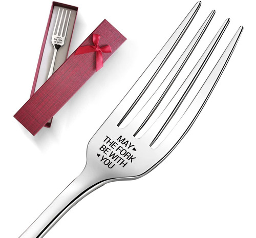 Pzjiean May The Fork Be With You Tenedor De Acero Inoxidable