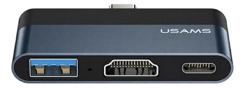 Mini Hub Usb-c - Usb 3.0/hdmi/usb-c Pd Usams Notebook