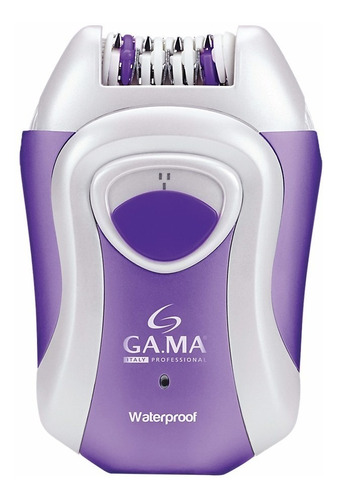Depiladora eléctrica inalámbrica GA.MA Italy Professional Skin Lady Waterproof color blanco y violeta 100V/240V