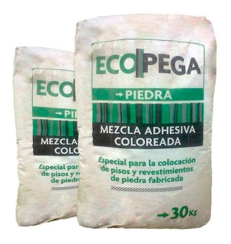 Imagen 4 de 10 de Pegamento Simil Piedra Adhesivo Ecopega Marfil Sin Interes