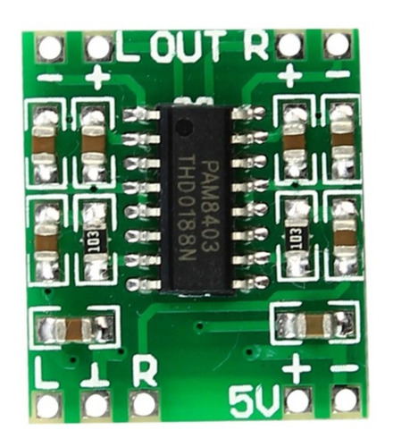 Mini Modulo Amplificador De Som Pam8403 3w Classe D Arduino