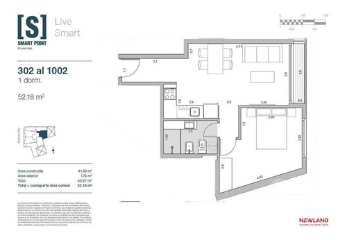 Imagen 2 de 14 de Venta Apartamento Un Dormitorio En Tres Cruces 1002