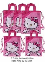 Comprar Tula Bolso Cotillón Fiestas Recuerdos , Hello Kitty X 5 Unid